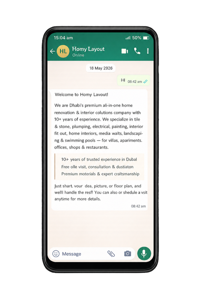 WhatsApp demo