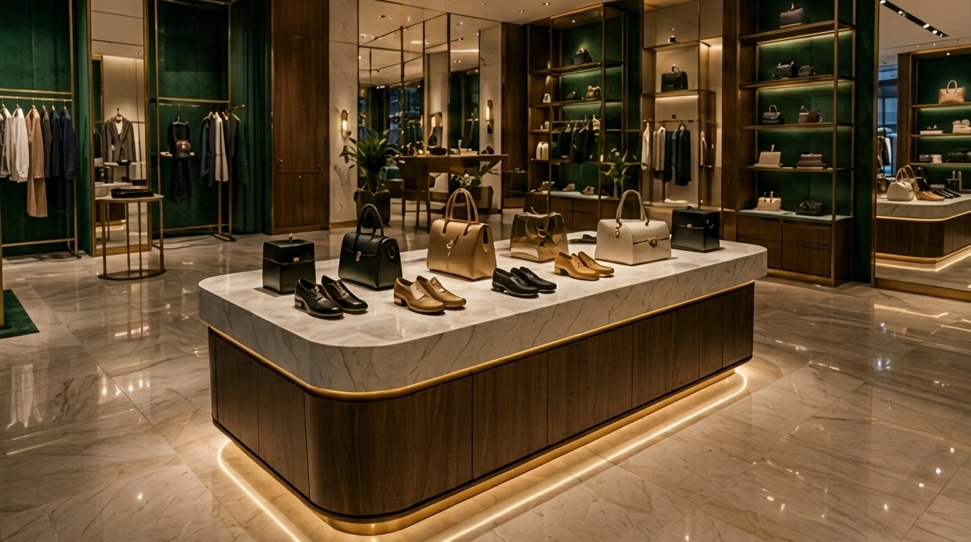 Footwear Display Counter