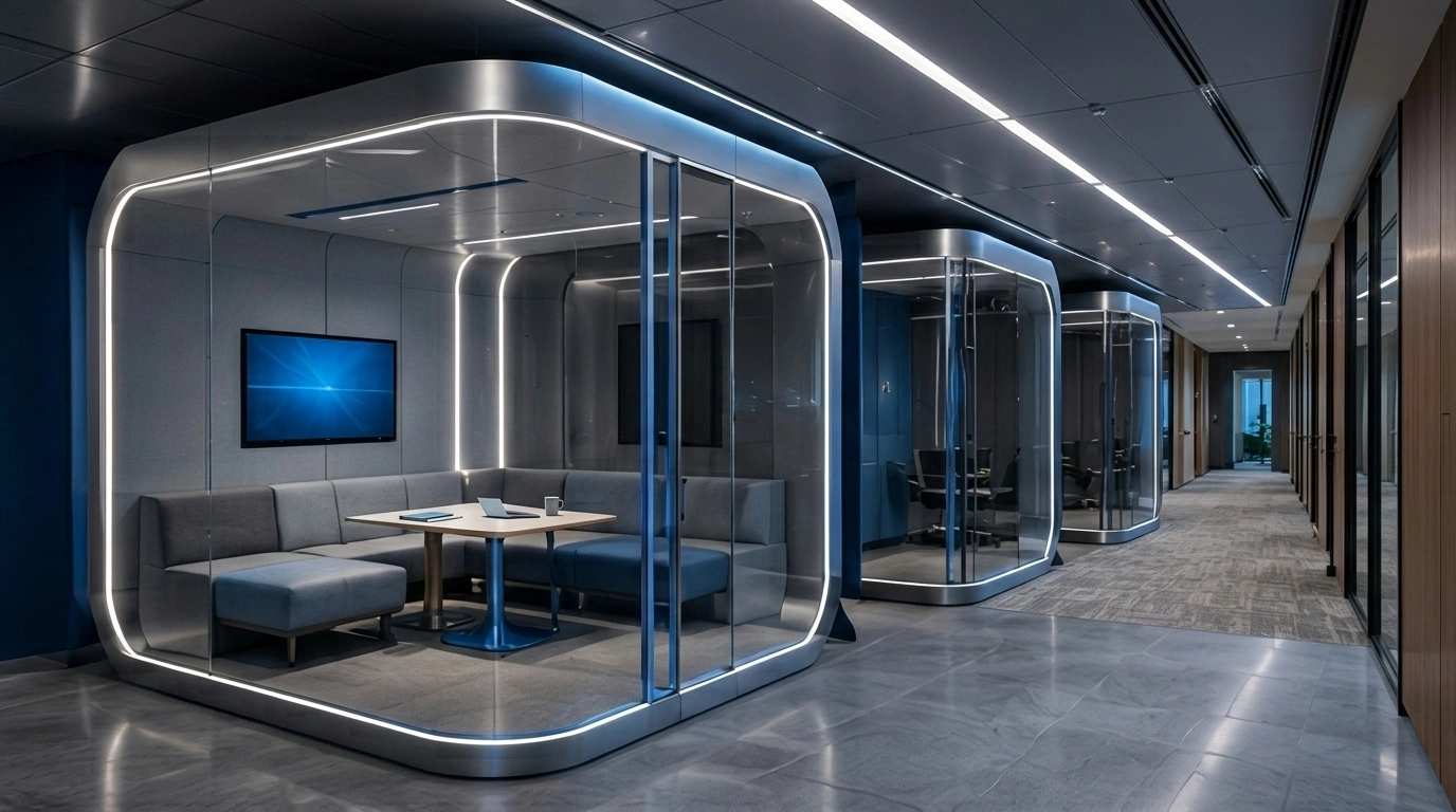 Glass Meeting Pod