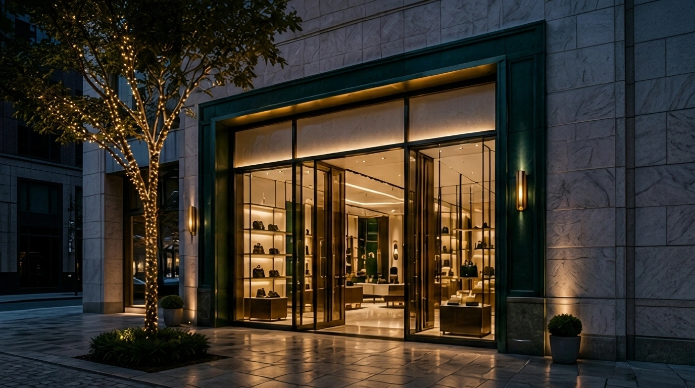 Storefront City wall