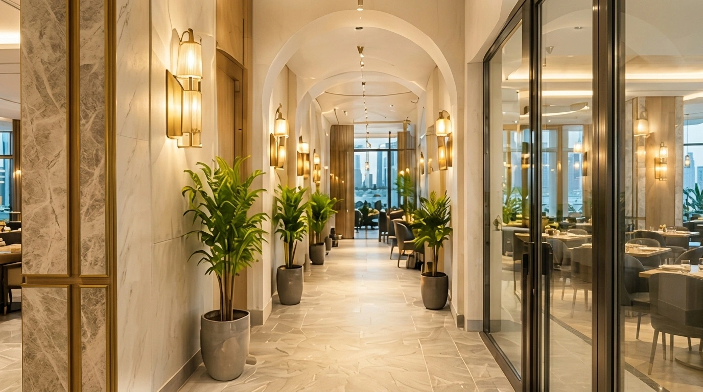 Restaurant Corridor Passage