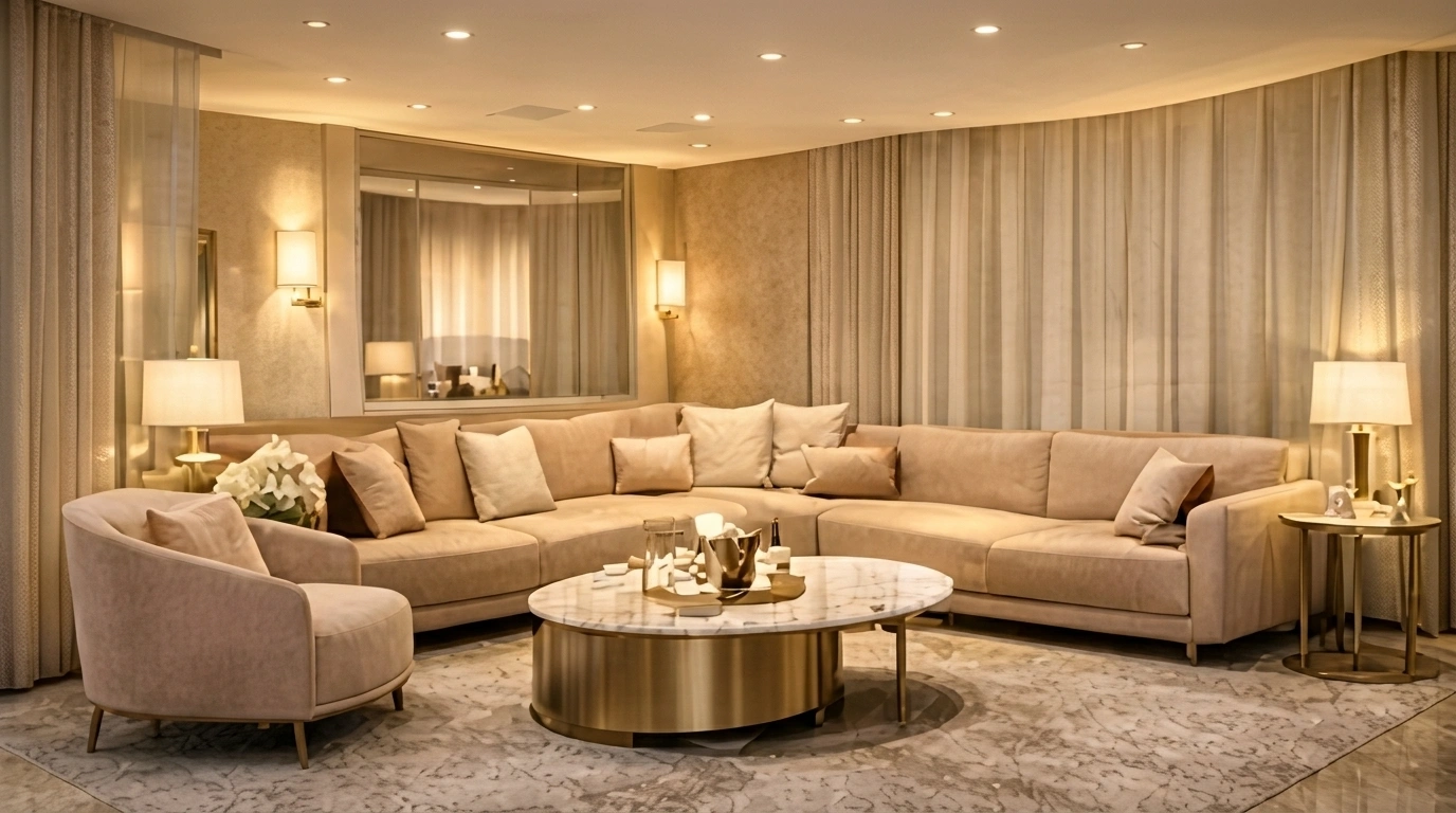 Salon Client Lounge